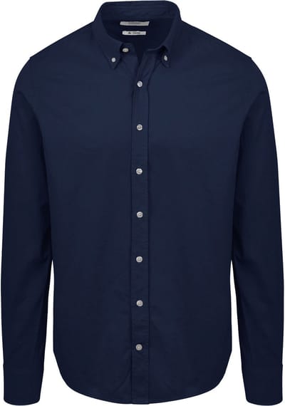King Essentials The Tommy Overhemd Donkerblauw (navy) - Maat M - Heren
