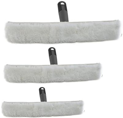 Vensterwisser Set 25 cm + 35 cm + 45 cm - Inwasser van Vlies voor het Reinigen van Ramen