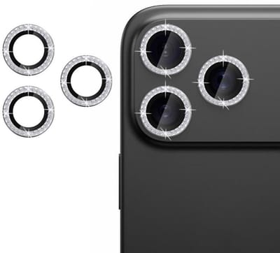 Mobile5 - Apple iPhone 17 Pro - Camera lens protector - Gehard glas - 9H Bescherming - Diamant