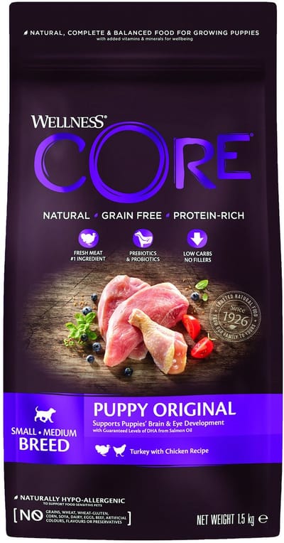 Wellness Core Grain Free Puppy Kalkoen - Hondenvoer - 1.5 kg