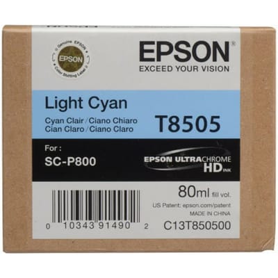 Epson T8505 inktcartridge licht cyaan (origineel)