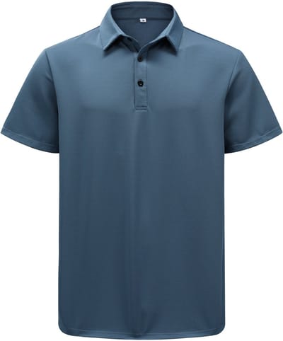 ALLTHEMEN Heren Polo Casual Korte Mouw - Comfortabel Ademend - S