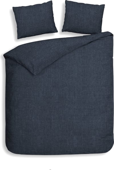 Heckett & Lane Flanel dekbedovertrek Franela (Blue Horizon)-240x200/220 cm
