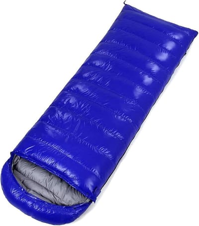 Slaapzak Mummie - Outdoor Slaapzak - Kamperen en Reizen - Lichtgewicht Compressie - 210x80cm - Donkerblauw