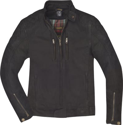 Merlin Stockton Bruin Leren Motorjas - Jas