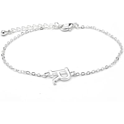 Bracelet Luxenter finition argent - Alphabet argenté