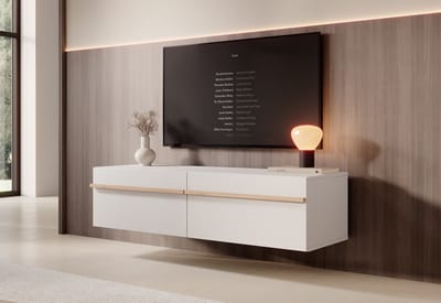 Meubella - TV-Meubel Arda - Beige - 128 cm