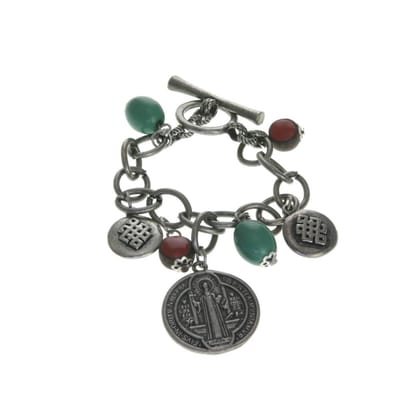 Behave - armband met munthangers - vintage stijl - cadeau idee