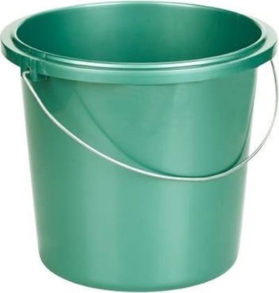 Allibert Basic Emmer Groen 13L - metalen beugel