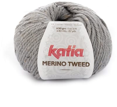 Katia Merino Tweed - 307 lichtgrijs - Merinogaren