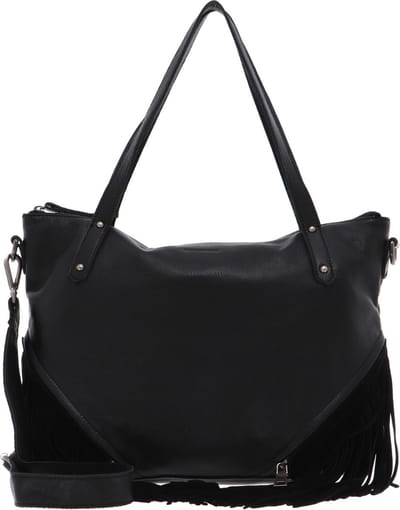 FREDsBRUDER Leren Schoudertas Handtas Frim Collection Tin Shoulder Bag Black Zwart