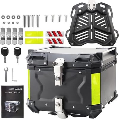 Allecto - Motor topkoffer - Aluminium motorbagage - Waterdicht en