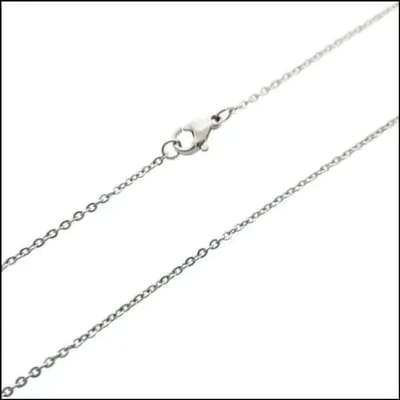 Aramat Jewels | Halskettingen | RVS Anker Ketting Zilverkleur 40–75cm – Uniseks Maritieme Schakelketting | 45cm+5cm verlengkettinkje / 2mm |45cm+5cm verlengkettinkje | | Staal | Volwassenen | Verkleurd niet