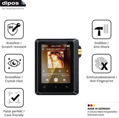 dipos – 2x Pantserfolie geschikt voor AGXOV P40 | 9H Screenprotector