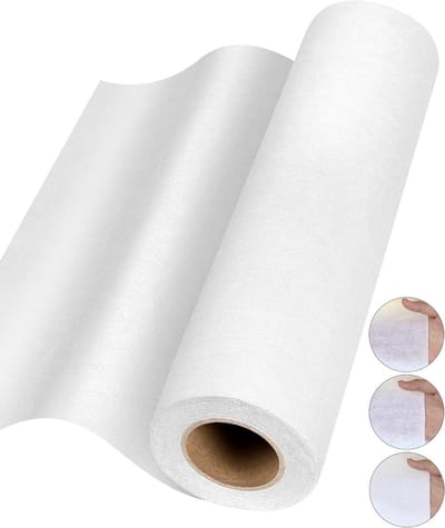 Opstrijkbare Tussenvoering - Stoffen Versteviger - Kleding Maken - Enkelzijdig Plakbaar - 27 cm x 10 meter - Wit