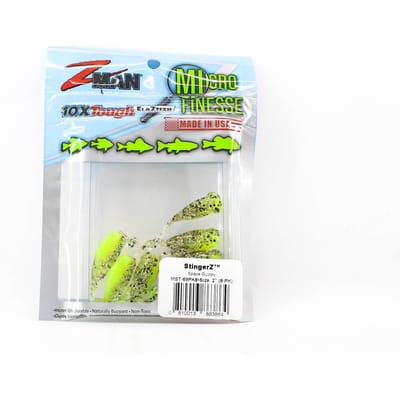 Leurre souple Zman StingerZ 2 pouces, paquet de 8 Space Guppy (3864)