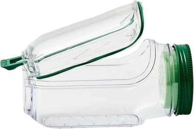 Home & Marker – Lekvrije Saladebeker met Dressingbakje – Gelaagde Saladecontainer voor Meal Prep – BPA-vrije Tritan Lunchbox – 4,5 Cups – SALATINKA