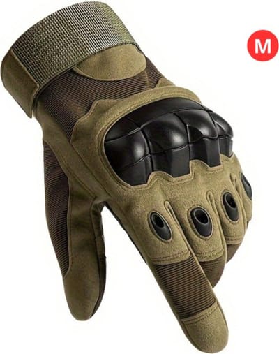 Bovista Airsoft Handschoenen - Tactical - Tactical Gloves - Leger - Tactical Handschoenen Hardknuckle - Paintball - Militaire - Groen M