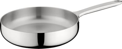 BergHOFF Home Koekenpan Ø 24 cm – RVS Braadpan – PFAS-Vrije Bakpan – Geschikt voor Inductie, Gas, Elektrisch en Keramisch – Ovenbestendige tot 250 °C en Vaatwasserbestendige Pan – Stellar Steel