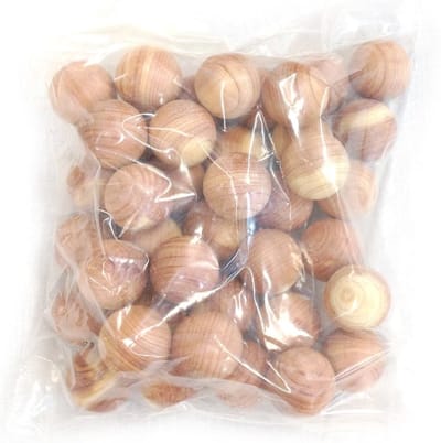 Ceder Ballen - Natuurlijke Geur - Kleding Beschermen - Massieve Houtblokjes - 40 Stuks