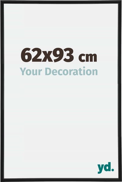 Your Decoration - Fotolijst 62x93 cm - Kunststof - Zwart Mat - Annecy