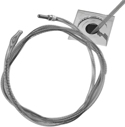 Leiding Ontstopper - Grijper Tool - Afvoer Reinigen - Flexibele Veer - 4 Meter - Zilver