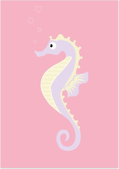 Zeepaardje | A3 poster