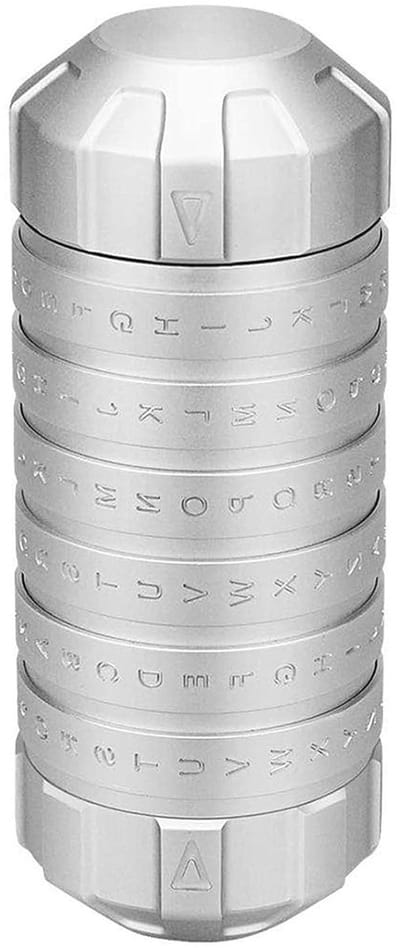 Creatieve Cryptex Lock met 6 Letter Wachtwoord, Unieke Password Box voor Notities, Sieraden en Sleutels - Perfect Cadeau voor Vrienden en Familie