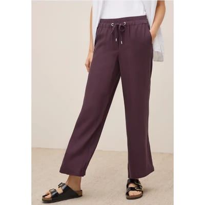 Wide Legs gestructureerde broek