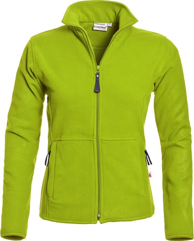 Santino Bormio Dames Fleecejack lange mouwen+Rits - Geen bedrukking - Marine - M