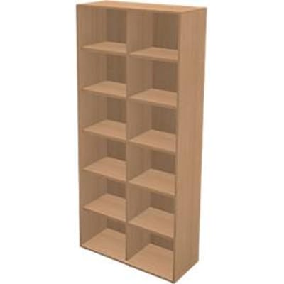 Schäfer Shop Genius Boekenkast TETRIS WALL, 6 HC, B 1000 x D 420 x H 2250 mm, beuken decor