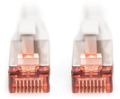 LAN-kabel Cat 6 – 10 m – S/FTP afgeschermd – 1 Gbit/s – 250 MHz – PoE++ – AWG 27/7 – LSZH – RJ45-netwerkkabel – patchkabel – compatibel met Cat6A en Cat7 – grijs