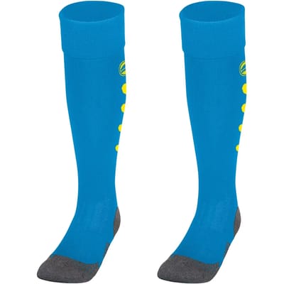 Jako Roma Voetbalkousen - Fluogeel / Jako Blauw | Maat: 35-38