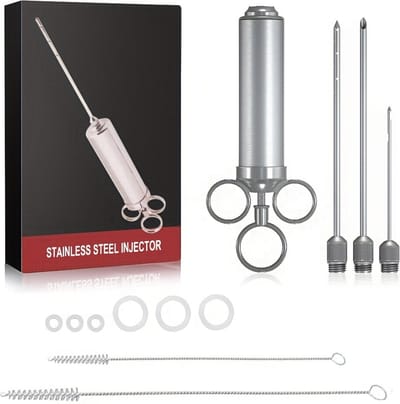 Bovista Bbq Injectiespuit - Vlees Spuit - Marinade Spuit - Marinade Injector - Vlees Injectiespuit - Meat Injector