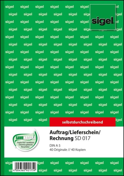 SD017 - 80 sheets - A5 - Green