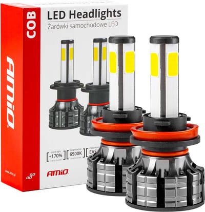 AMiO LED Mistlichten COB-serie H8/H9/H11 Wit