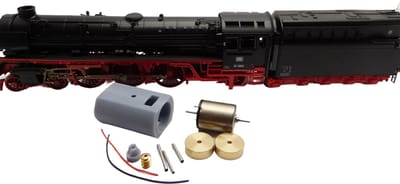 micromotor HR020C motor ombouwset voor Roco BR 01, BR 01.10, BR 011, BR 012 (DB, DRG)