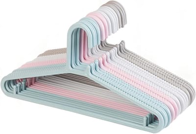 Kleerhangers set - Kledinghangers - Kast organiseren - Antislip ontwerp - 20 stuks - Groen