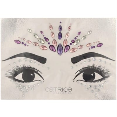 Pearl Glaze Face Jewels 1 Pc – Face Jewels, Sparkling, For Festival Goers, Purple, Rhinestone, Suitable For Music Festivals