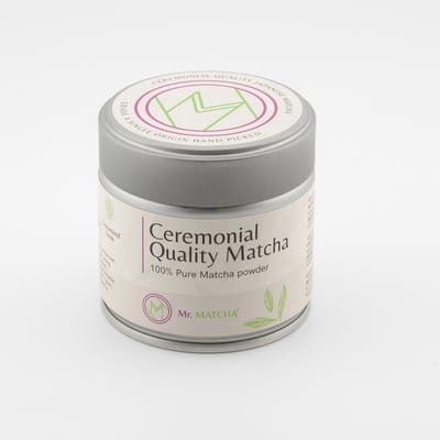 Mr.MATCHA Ceremoniële A Grade Matcha – 30g – Japanse Groene Thee – Handgeplukt – Van Biologische Oorsprong