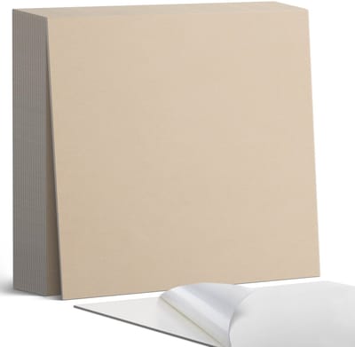 Coloray Plaktegels - Beige Zelfklevende Tegels - 20 cm x 20 cm - Beige Plaktegels - 20 stuks - Vierkant PVC Tegels - Plaktegels Badkamer - Plaktegels Vloer - Vinyl Tegels Zelfklevend - Wandtegel Zelfklevend