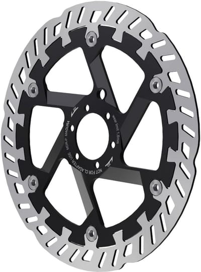 Fietsrem Schijf - Remrotor - Fietsen Onderhoud - 6-Gaten Bevestiging - 203mm - Zilver