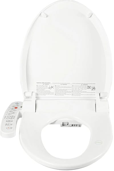 Lifero Luxe Elektrische Toiletbril met Verwarming - Reinigings en Droogfunctie - Verwarmde Toiletbril - Met Sproeier - Bidet