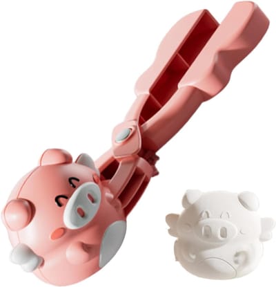 Sneeuwbalvorm Tang - Dierenspeelgoed - Winterpret Maken - Snelle Balvorming - 21 x 7 cm - Varken