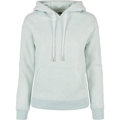 Dames sweatshirt met capuchon Urban Classics color melange