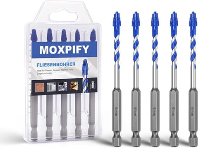 Tegelboor Set - Metaalboor Bits - Muren Boren - Kobalt Snelstaal - 6mm 100mm