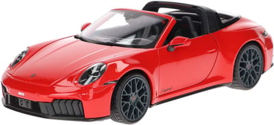 Maisto Porsche 911 (992.2) Targa 4 GTS 2025 - rood - schaalmodel - modelauto - schaal 1:18