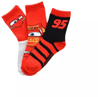 Disney Cars Sokken – Kinder Sokken Lightning McQueen – 3 Paar – Maat 31/34