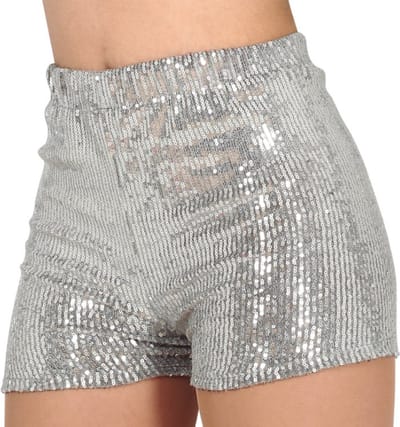 Fiestas Guirca - Pailletten short zilver (42-44)