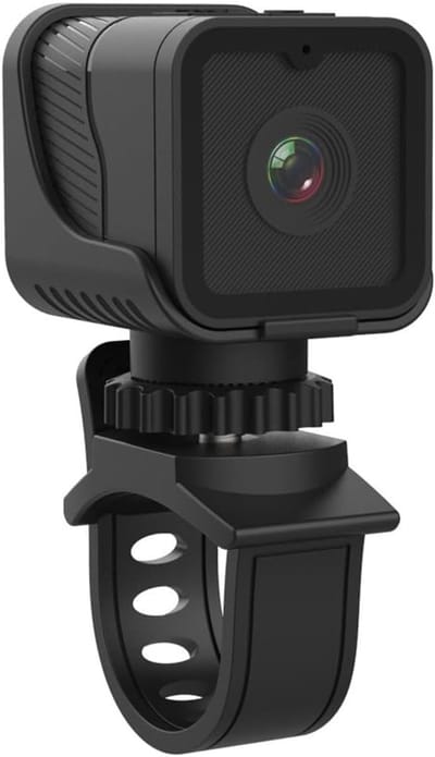 Mini Camera - Action Camera - Portable Camera 1080P - Waterproof Lens Camera - WiFi HD Mini Camera - Suitable for Home Security, Electric Bicycles, Motorcycles - Black